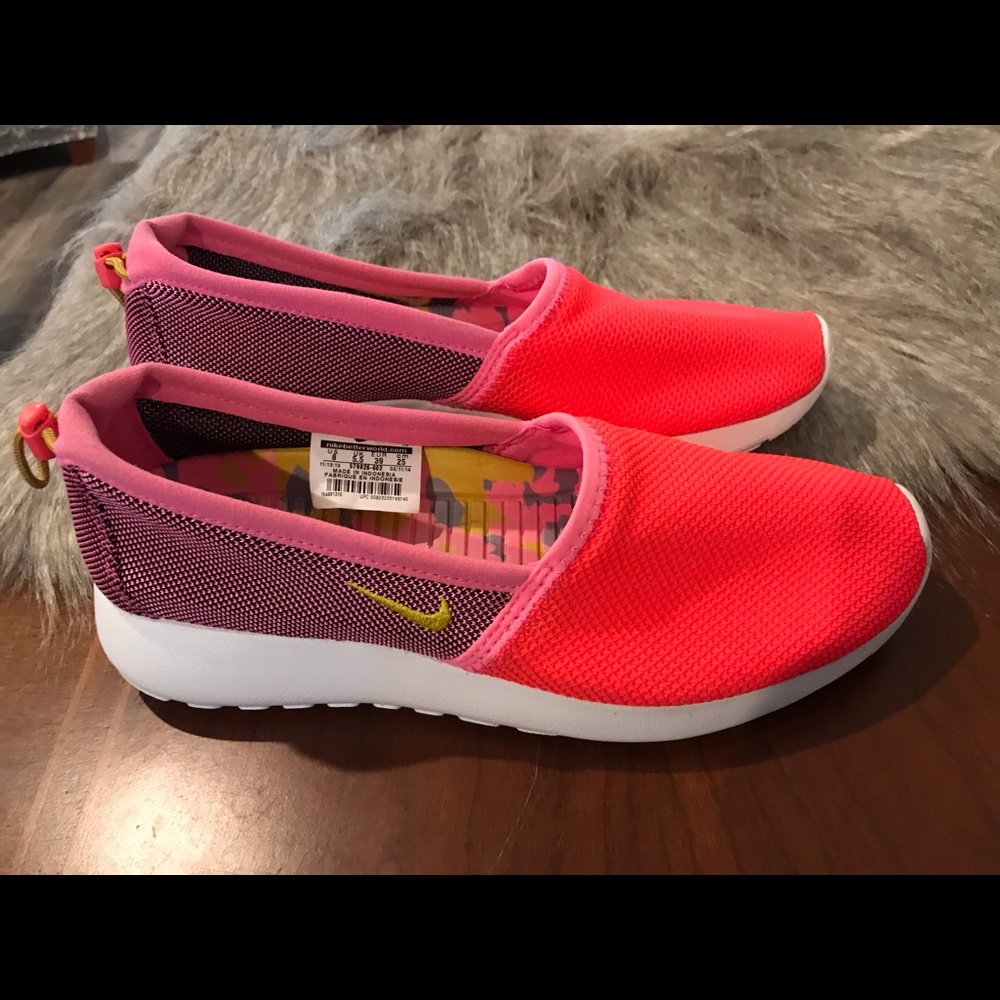 Nike slip on shoes.